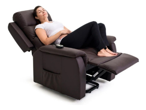 Imagen 6 de 10 de Sillon Reclinable Sofa Poltrona Elevacion Ortopedico
