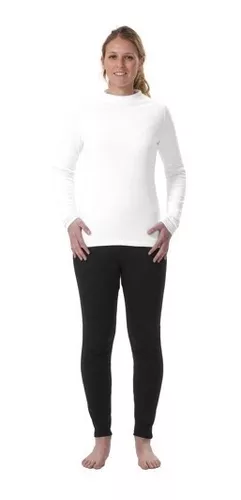 Camiseta Térmica Esqui Y Nieve Wedze Ski Bl 100 Mujer Blanco