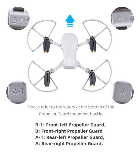 Para Protectores De Pala De Hélice Para Dji Mavic