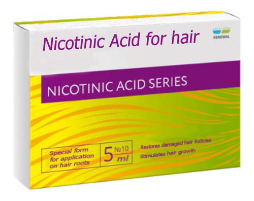 Acido Nicotinico Para El Cabello 10 Ampollas X 0.2 Fl Oz (vi