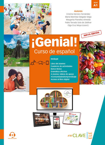 Libro Genial A1 Curso De Espaã¿ol Nueva Edicion - Herrero...