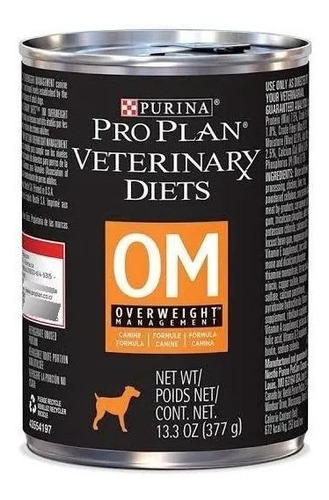  Proplan Overweight Management ( O M )( Pack 12 Latas 377g)