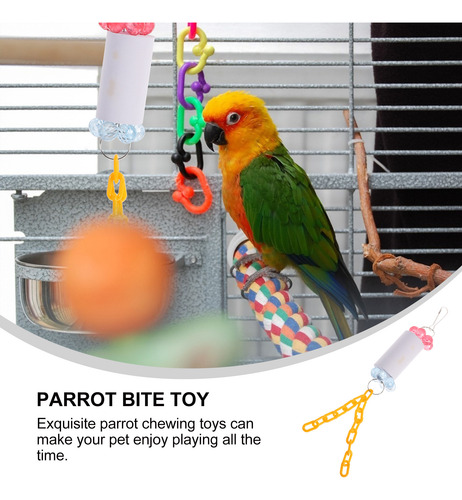 Juguete Para Masticar Loros, Colgante Para Moler Pájaros, Ju