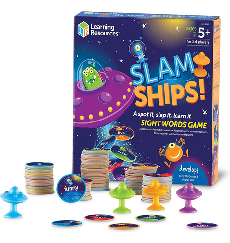 Recursos de aprendizaje: Juego de palabras Slam Ships Sight Words