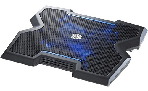 Base Enfriadora Cooler Master Notepal X3 Para Laptop 9 A 17 Color Negro Color Del Led Azul