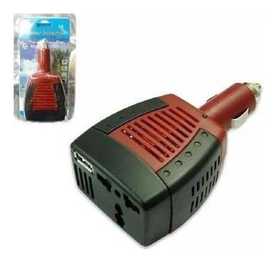 Cargador Notebook Auto 12v A 220v Inversor Dy-75 Usb 75w