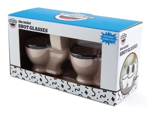 Imagen 3 de 3 de Vasos De Shot Inodoro 2 Pack Bigmouth Inc