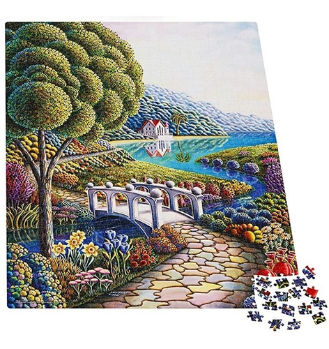 Rompecabezas 1000 Piezas Jardin Juego De Mesa