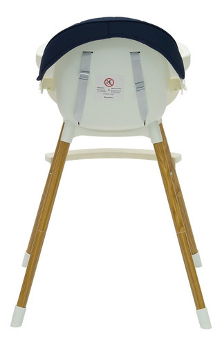 Silla Alta Bebé Periquera Convertible 2 En 1 Bambineto Marino