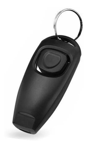 Clicker Silbato Adiestramiento Para Perro Cliquer Llamador Color Negro