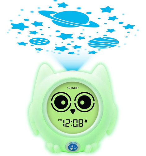 Sharp Ready To Wake Owl Sleep Trainer, Kids Clock For Ready 