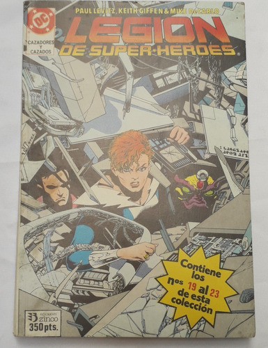 Historieta Comic Legion De Super Heroes : Tomo 19 A 23 Zinco