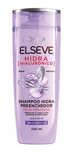 Shampoo Preenchedor Elseve Hidra Hialurônico 200ml L'oréal