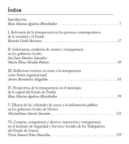 Imagen 3 de 4 de Transparencia Y Gobernanza En Los Gobiernos Locales En Méx.