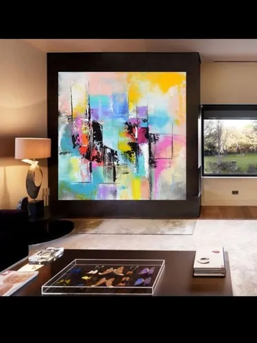 comprar Pinturas Abstractas Al Oleo Para Sala Comedor Alcoba Oficina