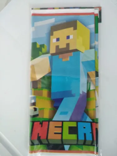Kit Minecraft Decoración Fiesta Infantil Niños 24 Personas