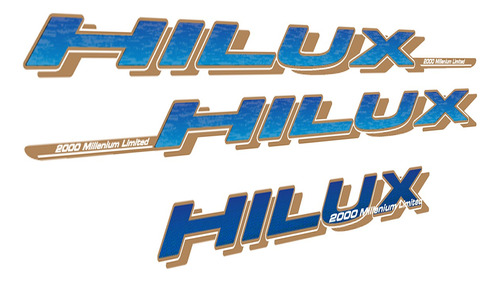 Kit Calcos Toyota Hilux Millenium 2000
