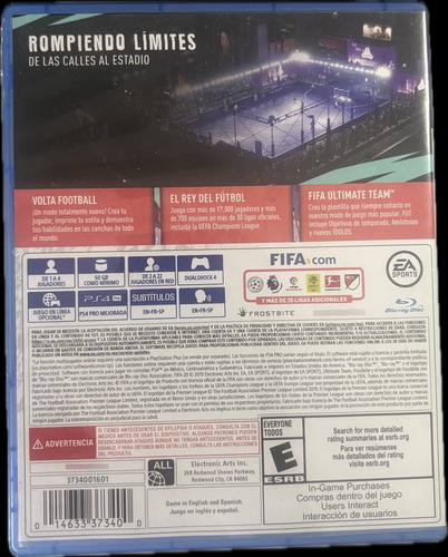 Videojuego De Playstation 4 (Usado)