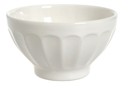 Bowl Ceramica Blanco Ensaladera Cereal Postre Fruta