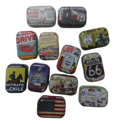 Latas Recuerdo De La Ruta 66 Eeuu // Nuevo //belgrano
