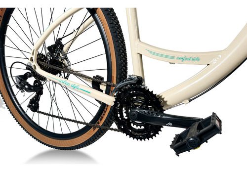 Bicicleta Aro 29 Colli Munique Shimano 21v. Urban Bege