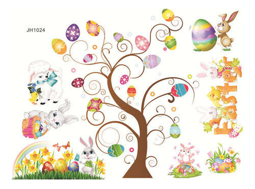 Papel Pintado De Pvc Para Decoración De Ventana De Pascua