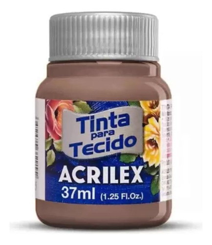 Tinta mate para tela Capuccino Acrilex, 37 ml
