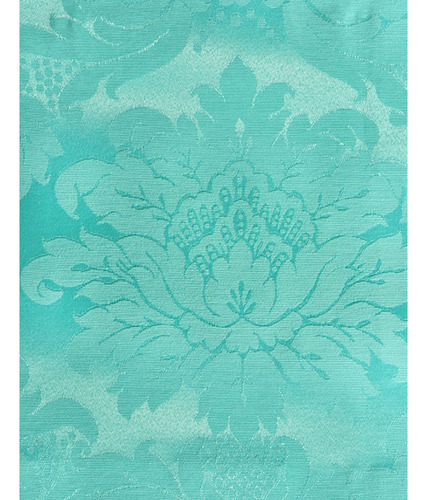 Tecido Azul Tiffany Jacquard Adamascado 1m X 2,8m Jaquard