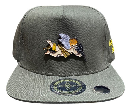 Gorra Mr Kash Ghosts And Angels En Verde Mkgav03