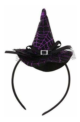 Freci Halloween Headband Spider Witch Hat Head Pieza 82y19