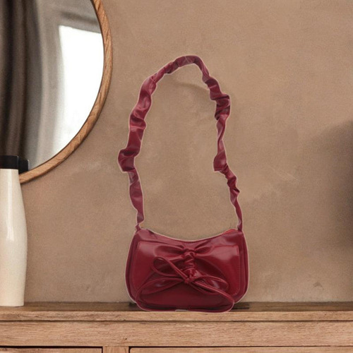 Bolso De Mano Con Pajarita Para Mujer, De Pu, Moderno, Para