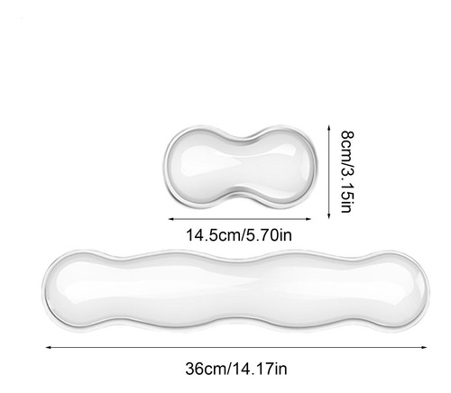 Apoyo Ergonómico Para Teclado Y Mouse Almohadilla