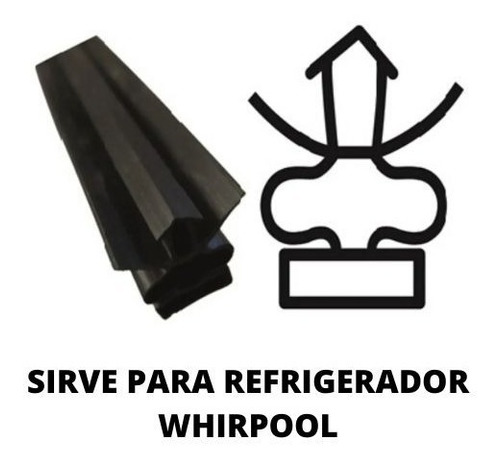 Imagen 7 de 10 de Kit 4m Empaque Refrig. Ceja Arpon C/iman 9.3 Adhesivo Brocha