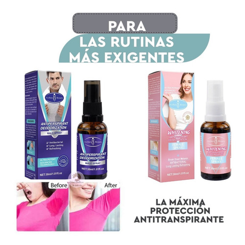 Desodorante Antitranspirante Antibacterial Efectividad Total