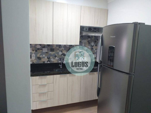 Imagem 1 de 30 de Apartamento Com 50m² Composto De 2 Dormitórios Sendo 1 Suíte E Um Dos Com Sacada, À Venda Por R$ 265.000,00 - Utinga, Santo André/sp - Ap2025