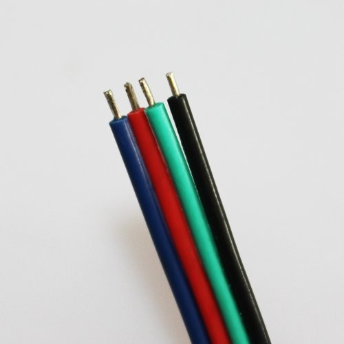 3x Metros Cable Rgb De 4 Conductores Para Cinta Led Rgb