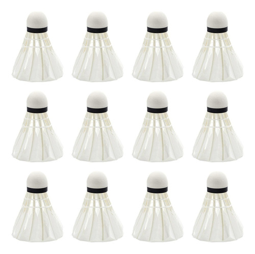 Volantes De Bádminton Con Plumas De , Bádminton 12 Piezas