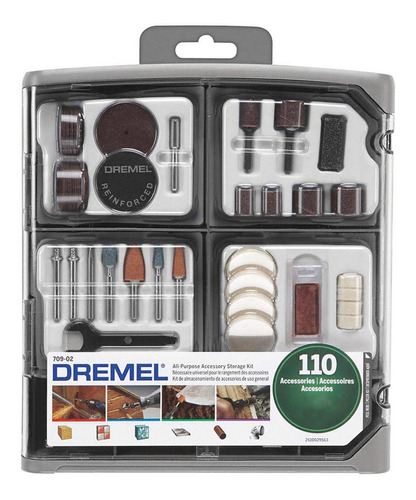 Kit Accesorios Minitorno Dremel 110 Piezas Cortar Esmerilar