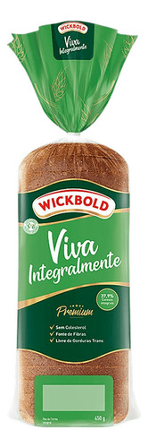 Pão de Forma Integral Wickbold Premium Pacote 450g