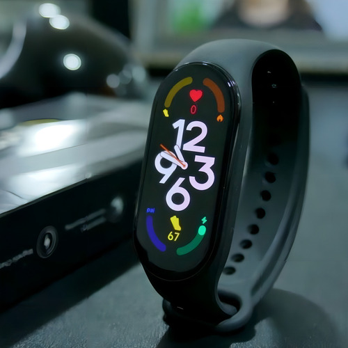 Reloj inteligente Smartband M7 para iOS y Android, negro, diseño de correa: suave