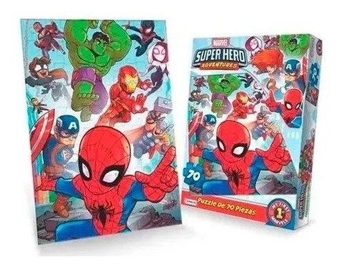 Rompecabezas Puzzle Spiderman 70 Piezas Original