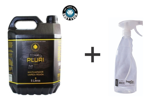 Pluri Multi Limpador Apc Limpeza Pesada 5l + Borrifador Foam