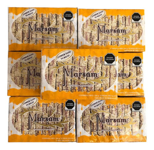 20 Barras Alegrias Amaranto Miel Cacahuate Pasas Piloncillo