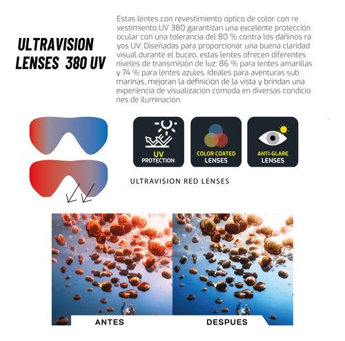 Visor Máscara Cressi Z2 Lente Especial Buceo Y Snorkeling