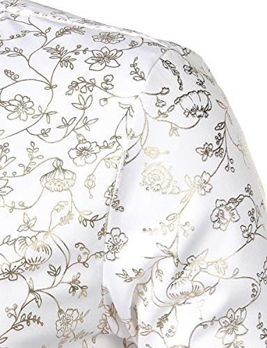 Zeroyaa Polera De Vestir Con Botones Para Hombre, Estilo Hip