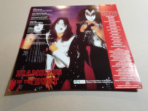 Diamonds In The Dust, Kiss - Lp Ed Limitada 194/300 Usa Mint (Usado)