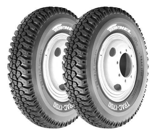 Paquete De 2 Llantas 7.50-17 Tornel Trac 1700 116l Msi