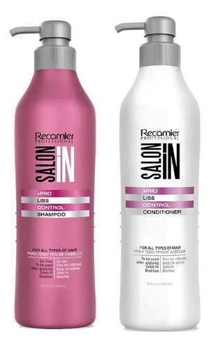 Recamier Liss Control Shampoo Acondicionador Braziliss