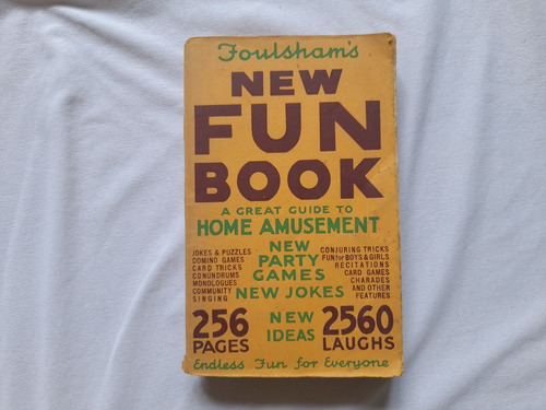 New Fun Book, Foulsham's, En Ingles. Juegos, Magia, Cartas