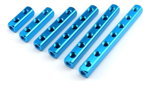 1/4 Divisor En Línea De Aluminio Del Compresor De Aire Neum